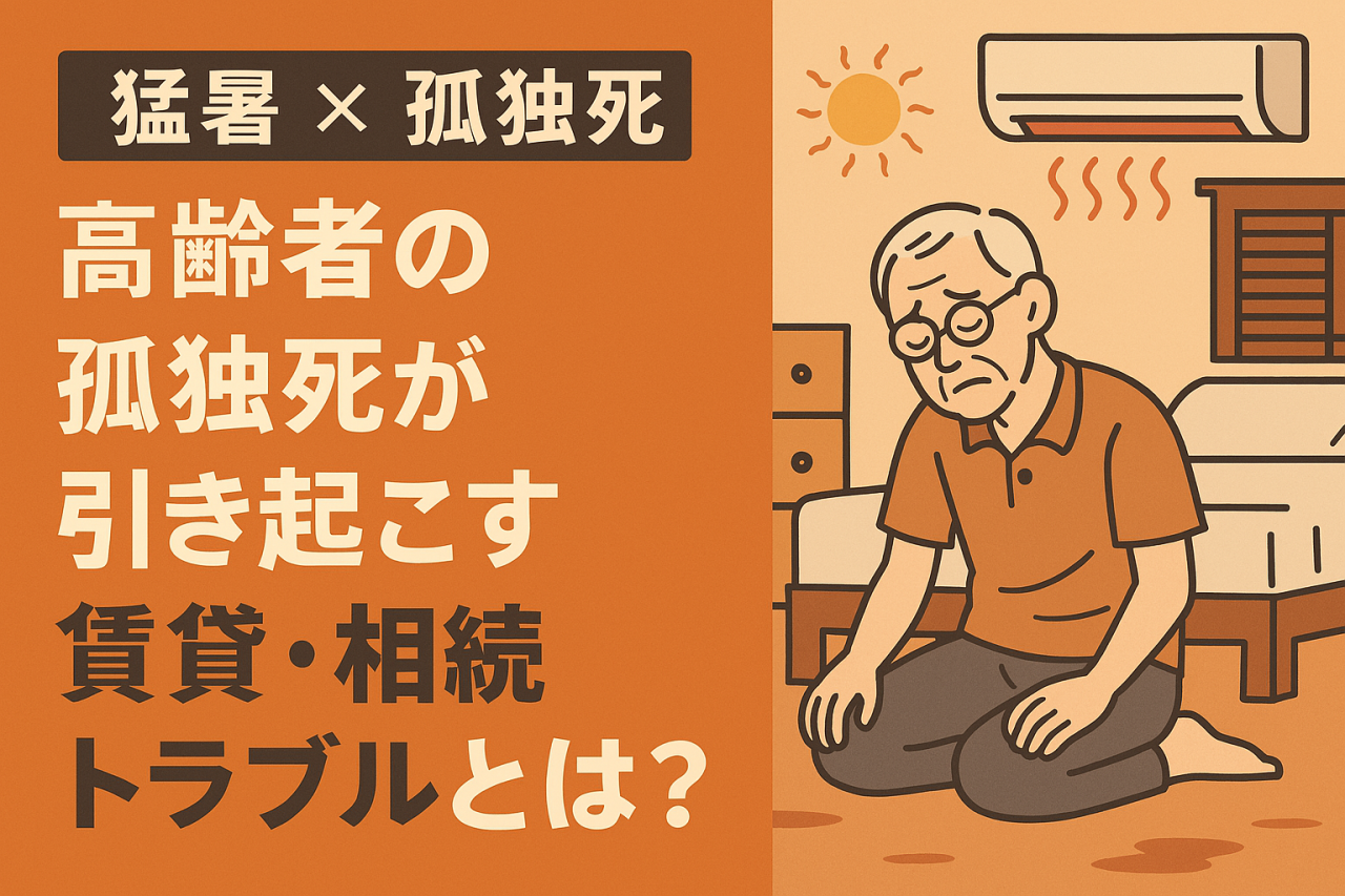 猛暑と高齢者の孤独死が引き起こす賃貸・相