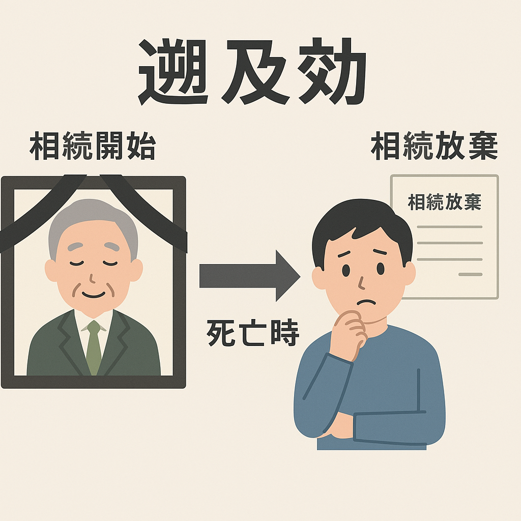 遡及効についてブログで記載するためのサム